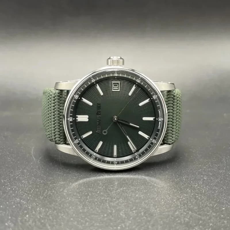 Thumb CODE 11.59 Automatic Stainless Steel / Green / Fabric