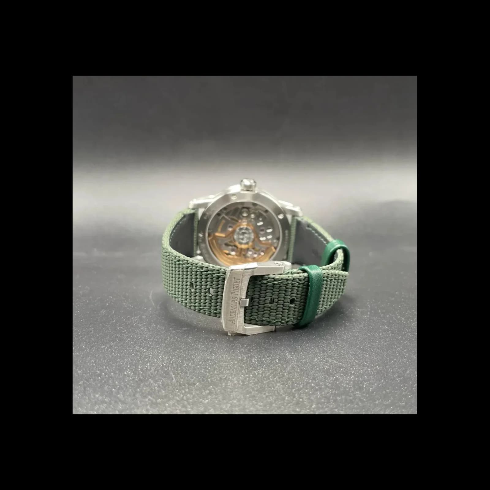 Thumb CODE 11.59 Automatic Stainless Steel / Green / Fabric