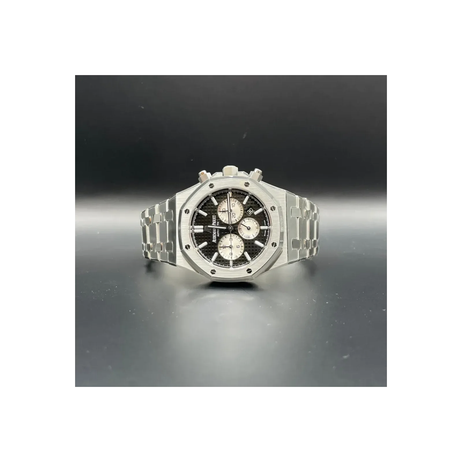 Thumb Royal Oak Chronograph 41 Stainless Steel / Black
