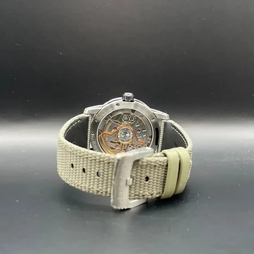 Thumb CODE 11.59 Automatic Stainless Steel - Ceramic / Beige / Fabric
