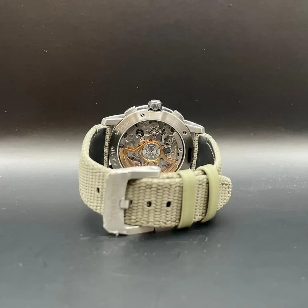 Thumb CODE 11.59 Chronograph Selfwinding Stainless Steel - Ceramic / Beige / Fabric