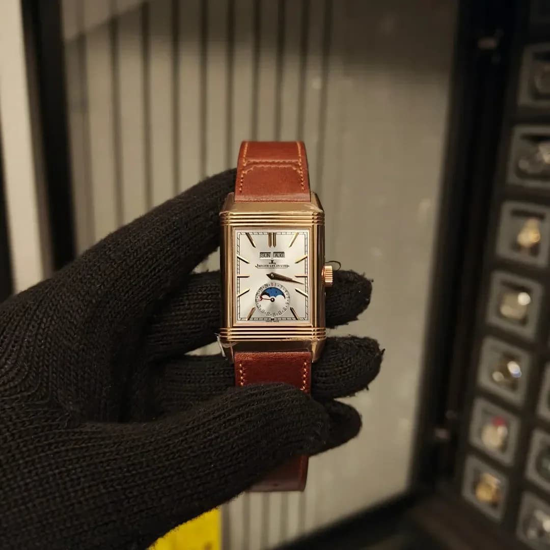Thumb Reverso Tribute Duoface Calendar Pink Gold / Silver