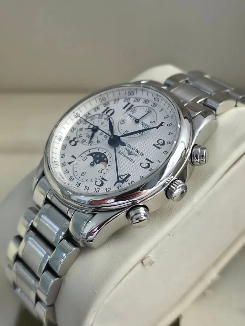 Thumb Master Collection 40 Chronograph Calendar Stainless Steel / Silver / Bracelet