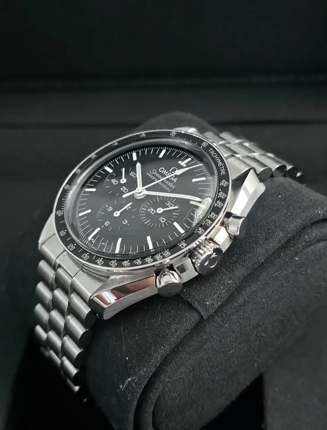 Thumb Speedmaster Professional Moonwatch 3861 Stainless Steel / Black / Plexi / Bracelet