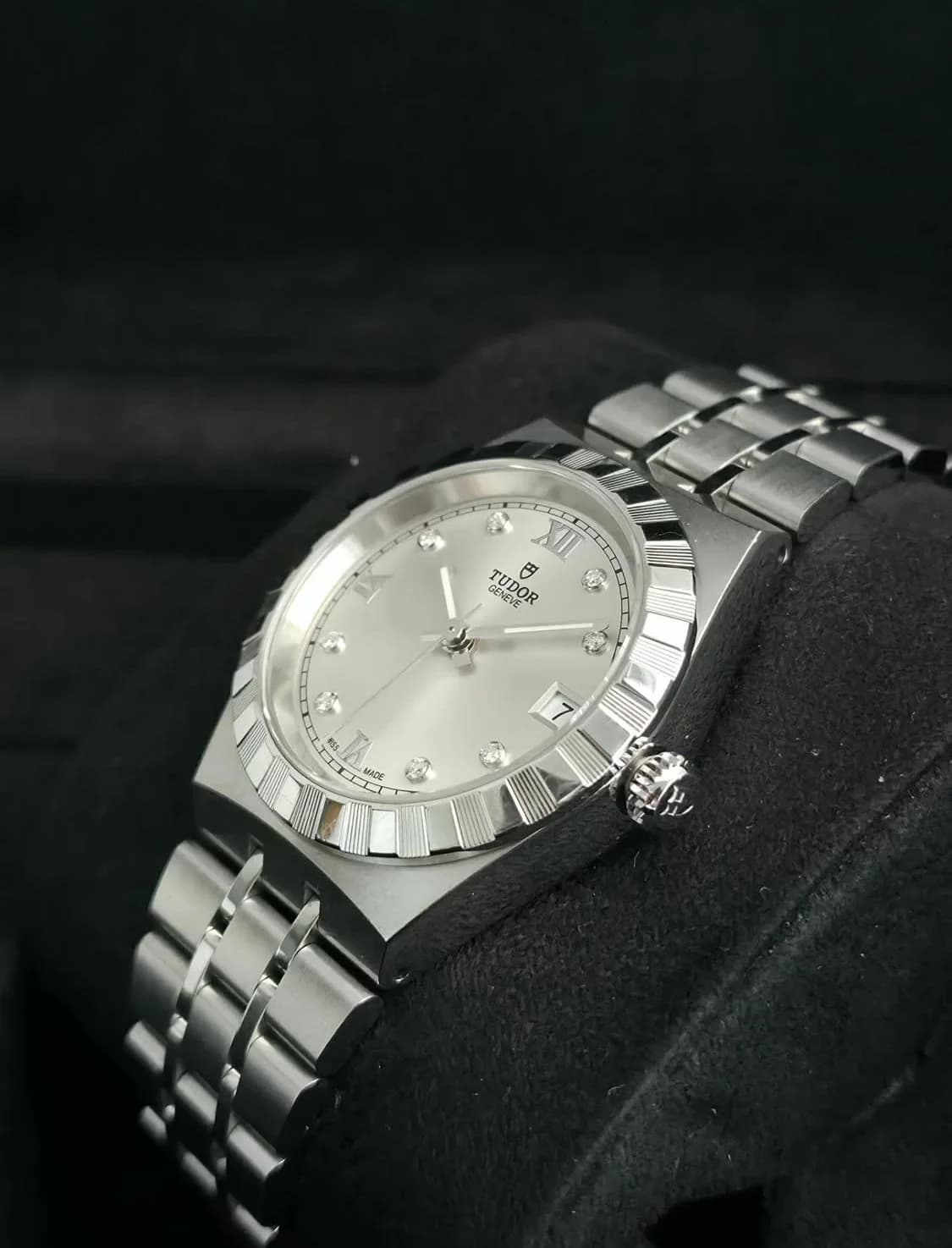 Thumb Royal Date 34 Stainless Steel / Silver - Diamond