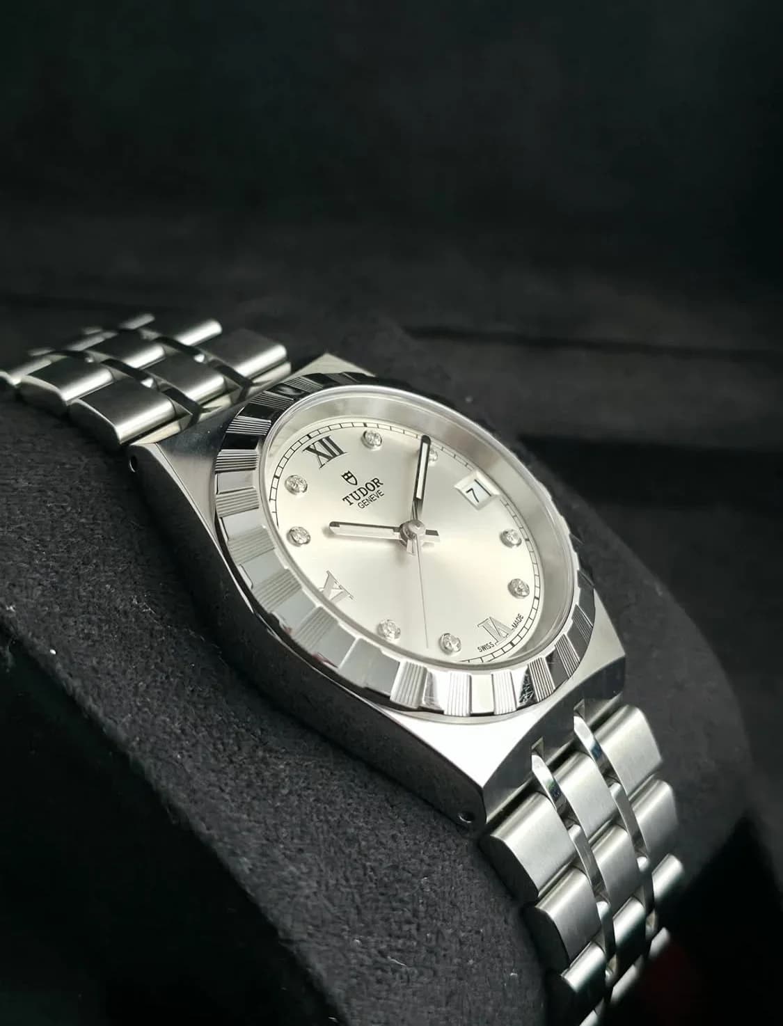 Thumb Royal Date 34 Stainless Steel / Silver - Diamond
