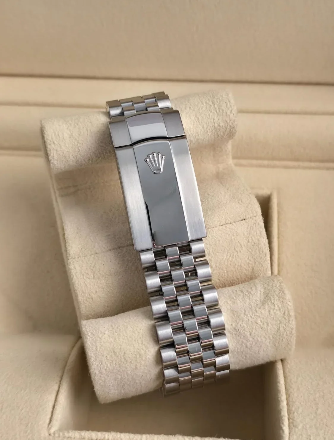 Thumb Datejust 41 Stainless Steel Fluted / Jubilee / White