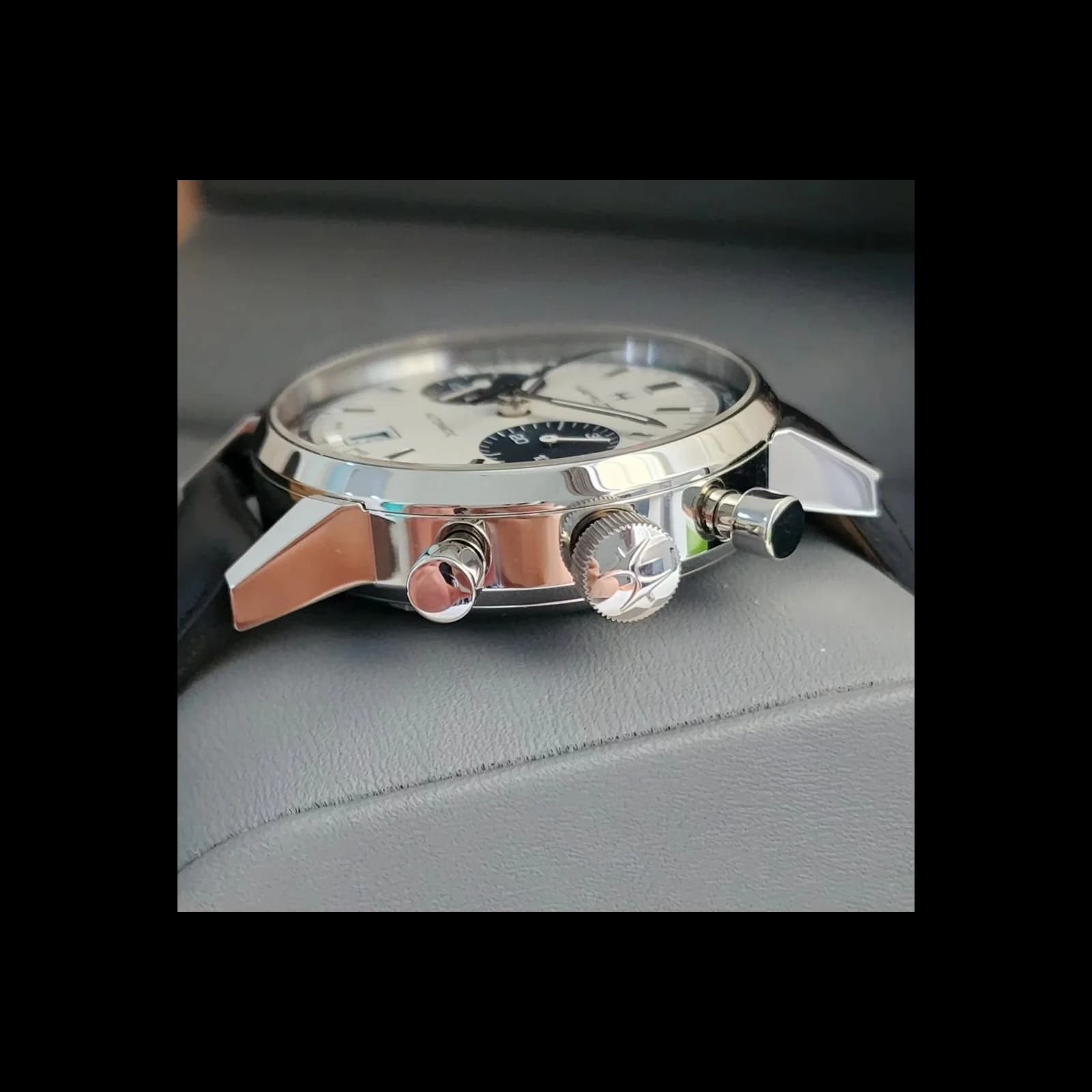 Thumb Intra-Matic 68 Auto Chrono Stainless Steel / Silver / Strap