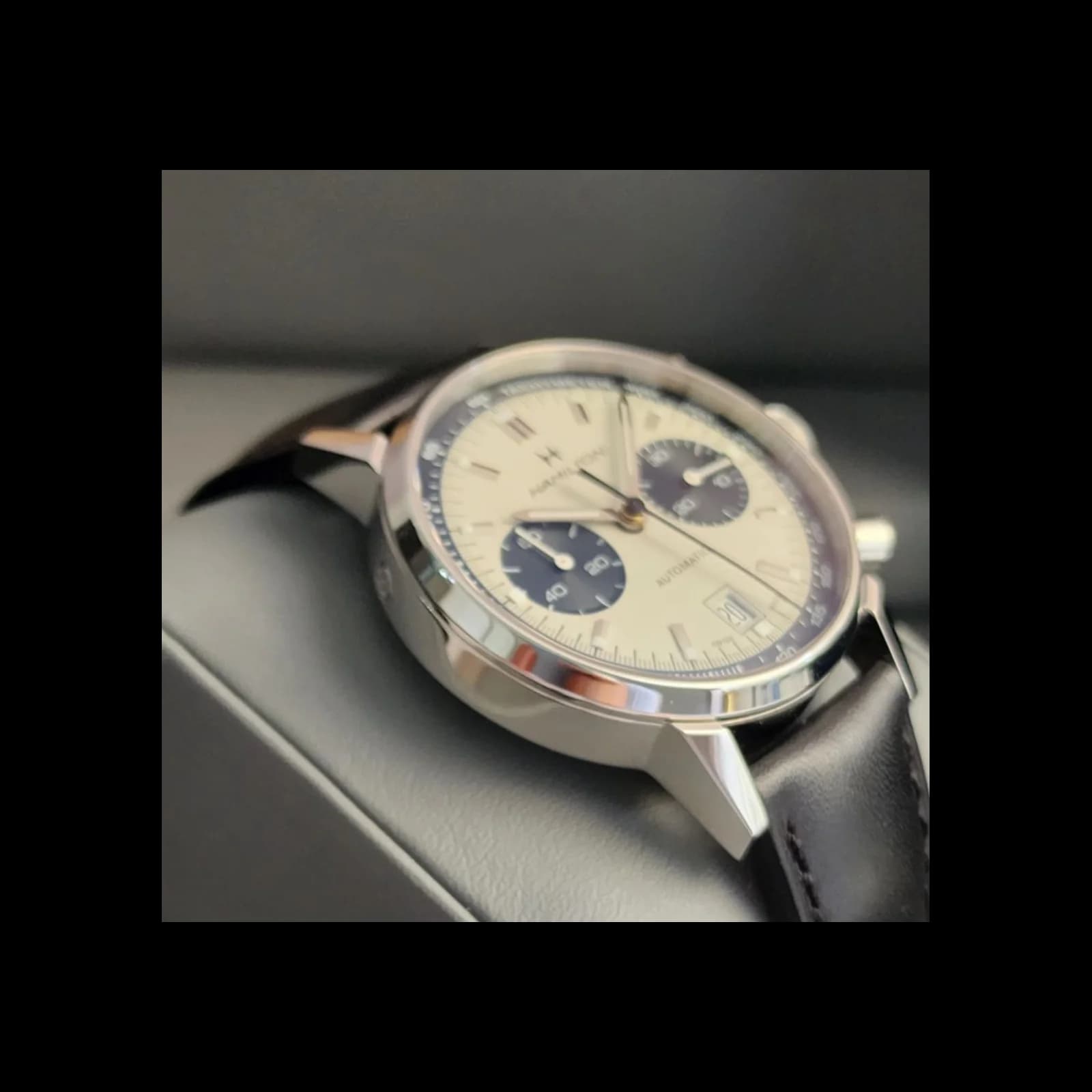 Thumb Intra-Matic 68 Auto Chrono Stainless Steel / Silver / Strap