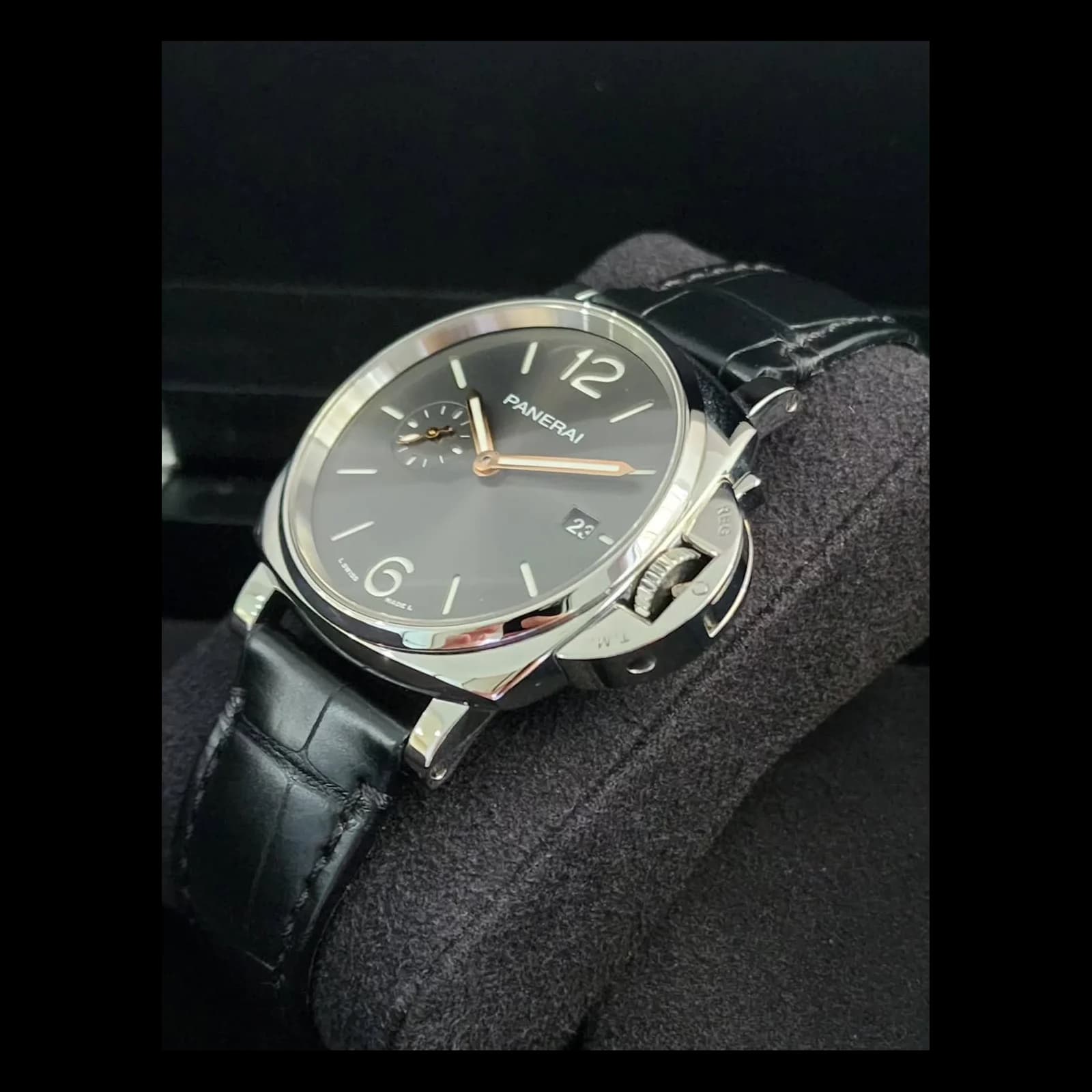 Thumb Luminor Due 42 3 Days Date Stainless Steel / Grey