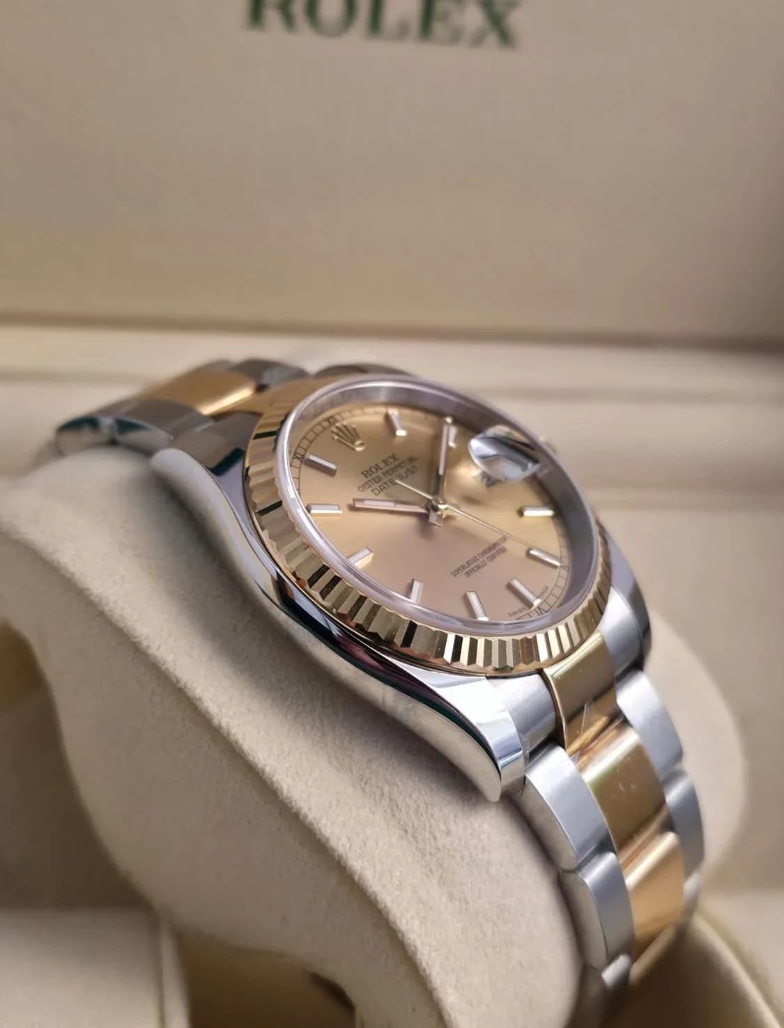 Thumb Datejust 36 Rolesor Yellow Fluted / Oyster / Champagne