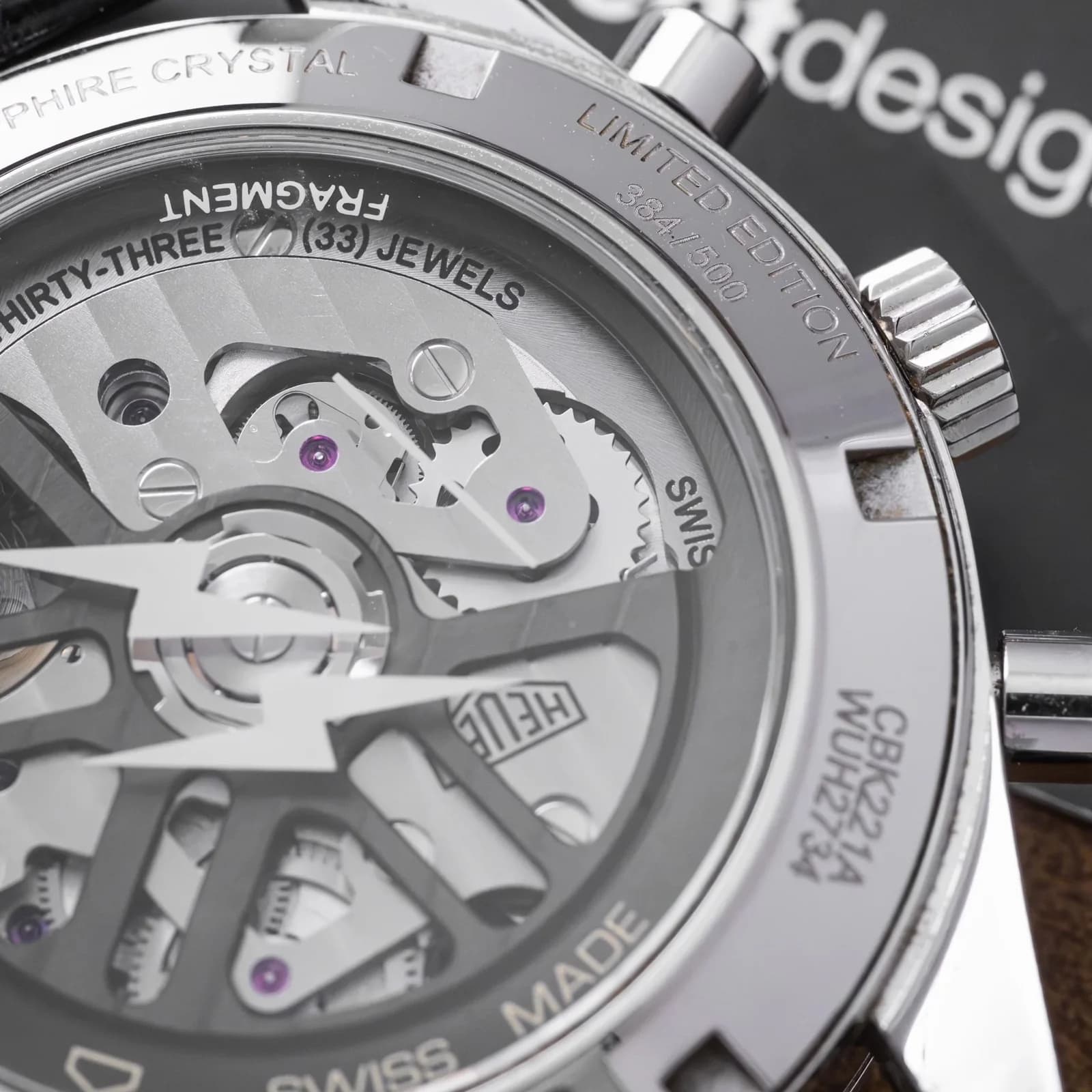 Thumb Carrera Calibre Heuer 02 39 Stainless Steel / Black / Fragment