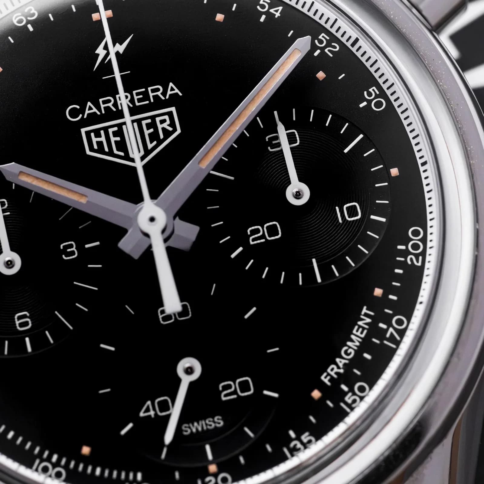 Thumb Carrera Calibre Heuer 02 39 Stainless Steel / Black / Fragment