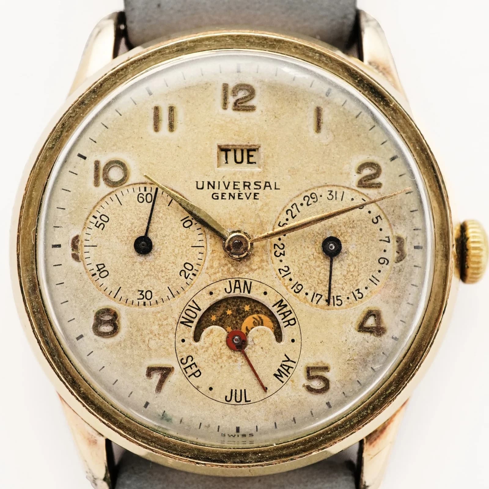 Thumb Universal Genève Triple Calendar Moonphase Ref. 41501 Cal. 291