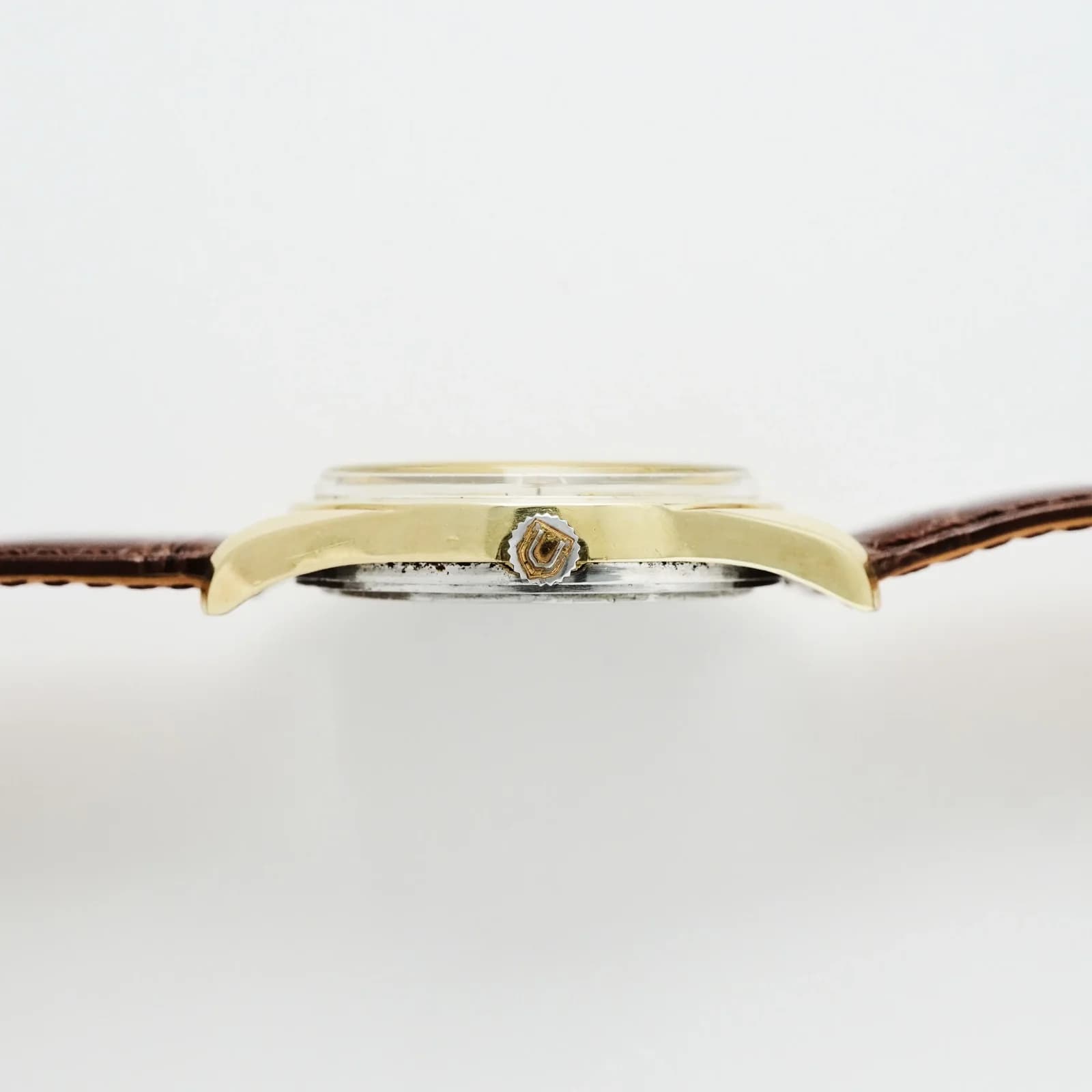 Thumb Universal Genève Polerouter Date Ref. 204504/2 Tropical Choco Crosshair Dial