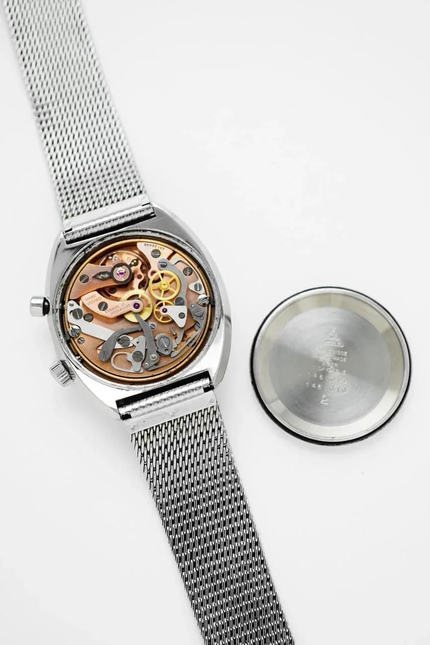Thumb OMEGA Chronistop Geneve 146.009 JDM silver dial manual 920
