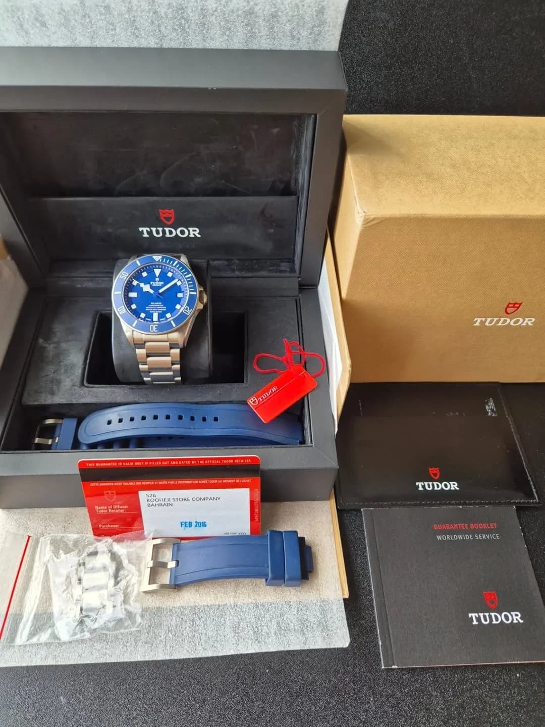 Thumb Pelagos Titanium / Blue / Bracelet