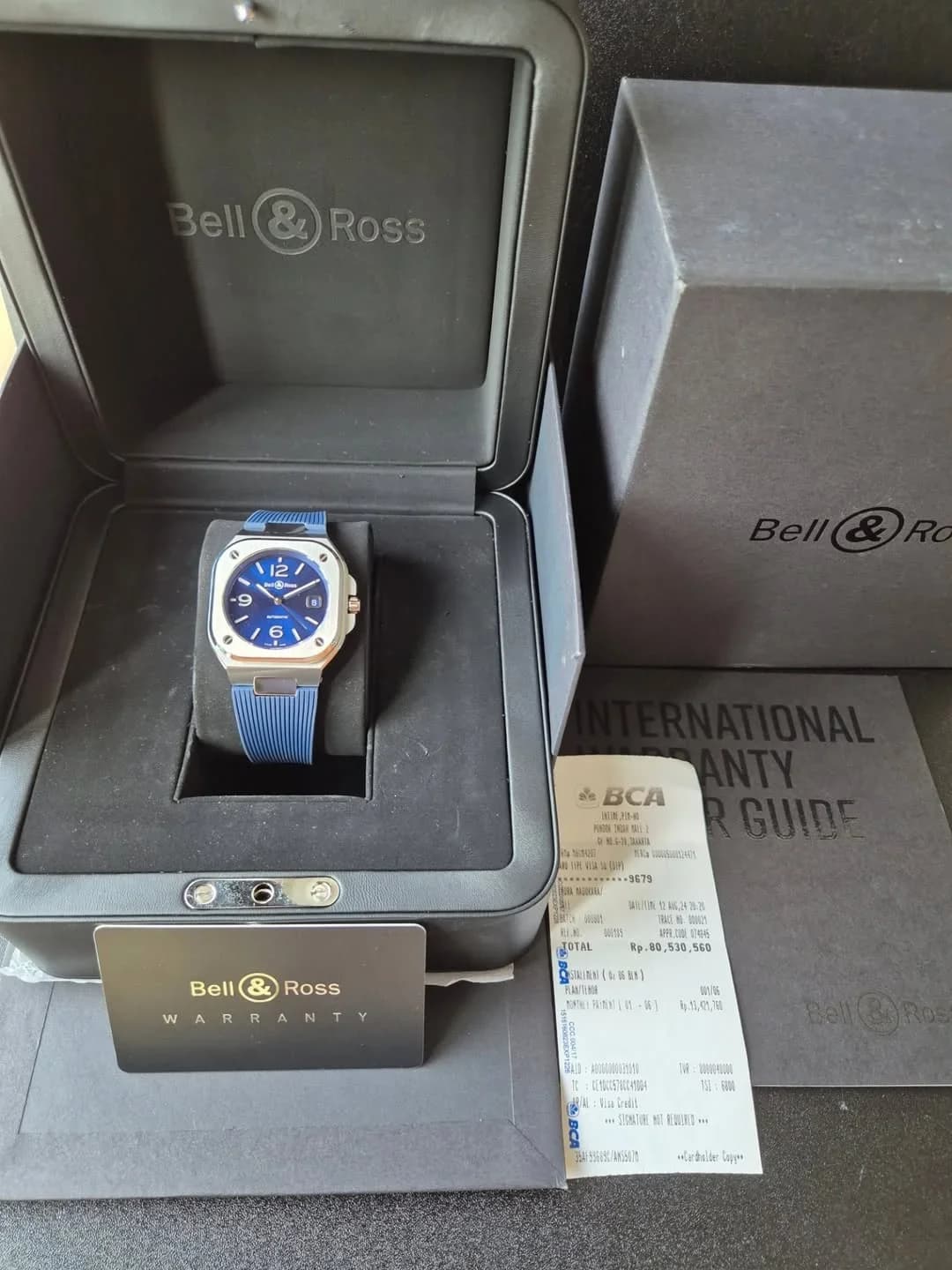 Thumb BR 05 Stainless Steel / Blue / Rubber