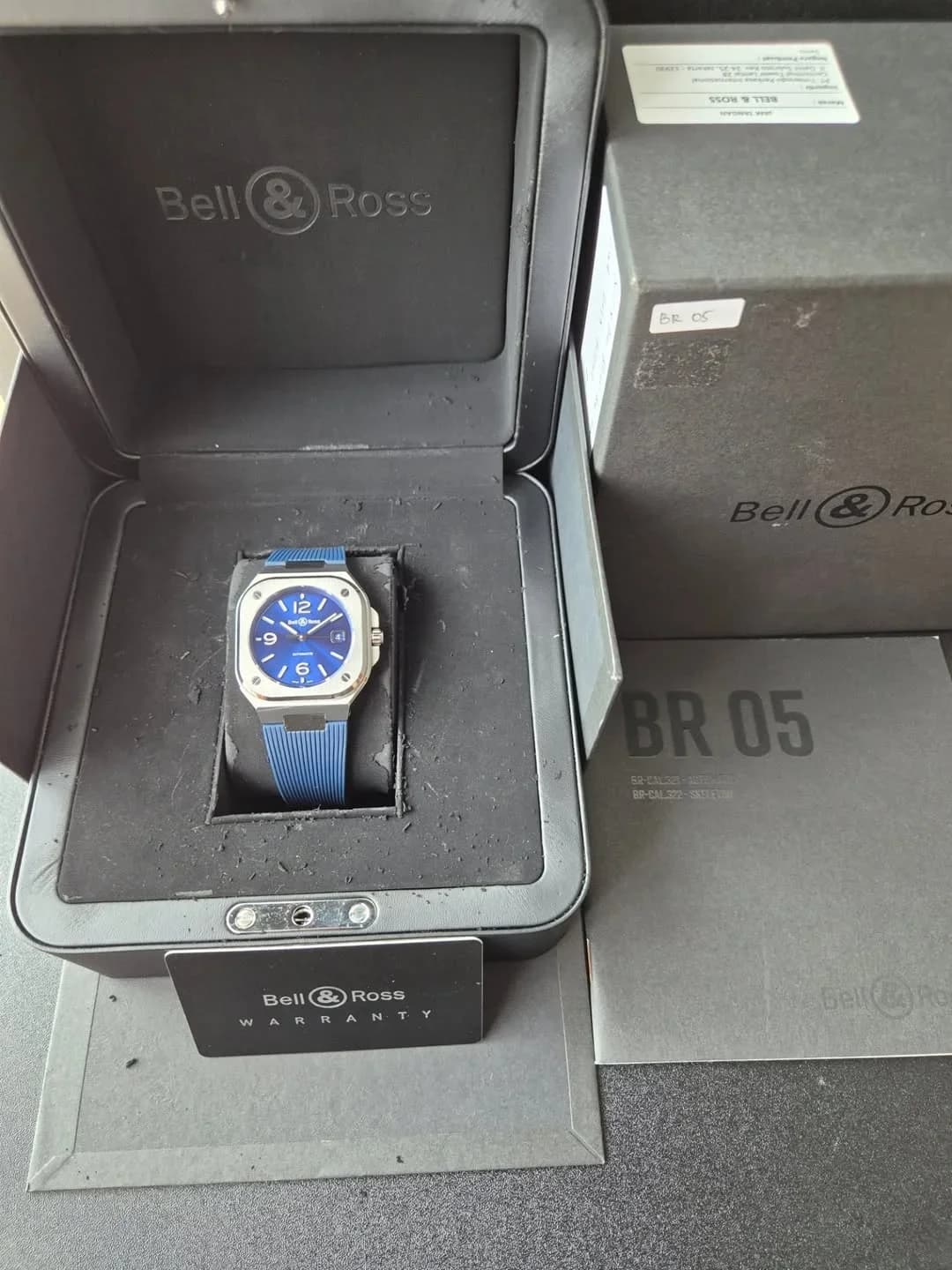 Thumb BR 05 Stainless Steel / Blue / Rubber