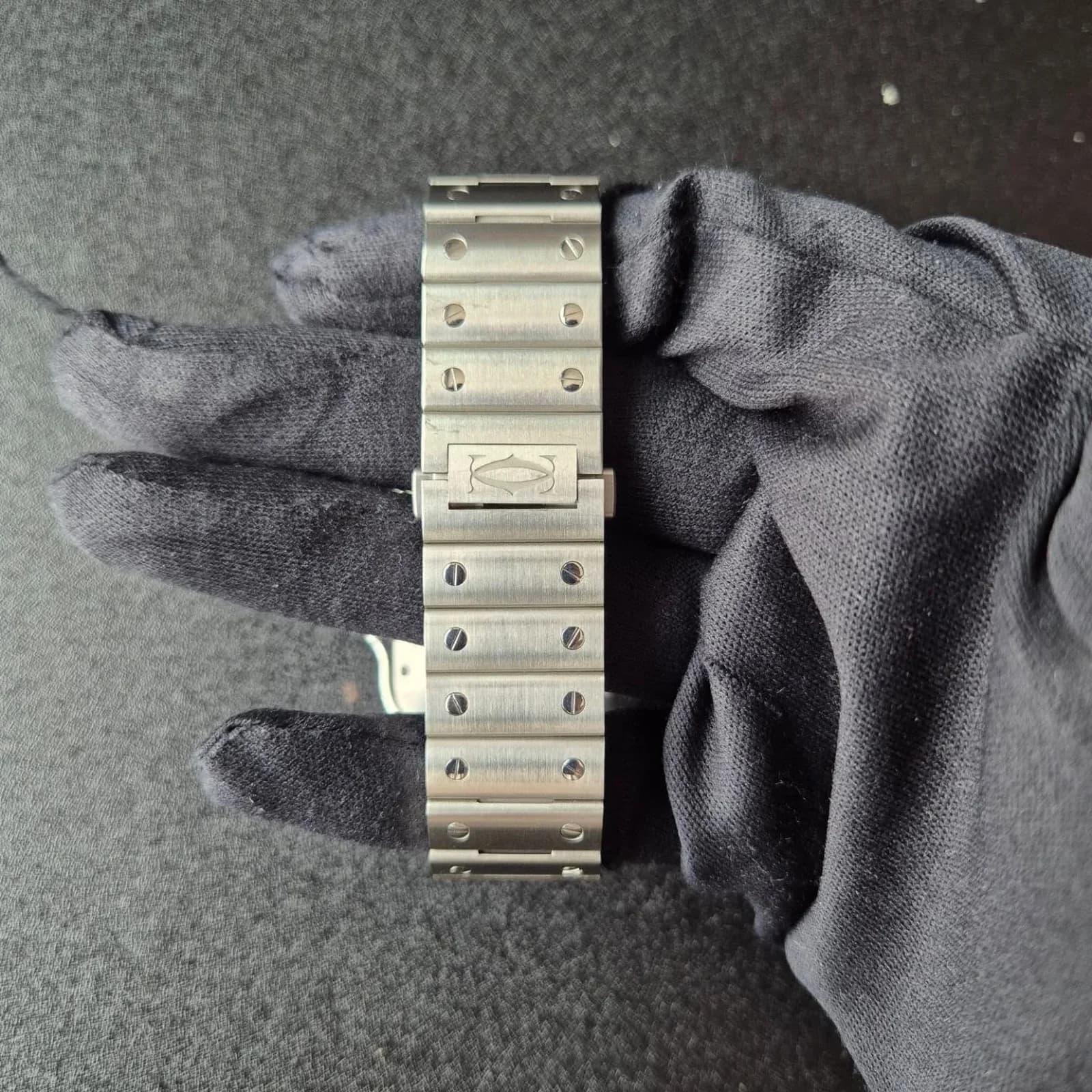 Thumb Santos White Dial Large
