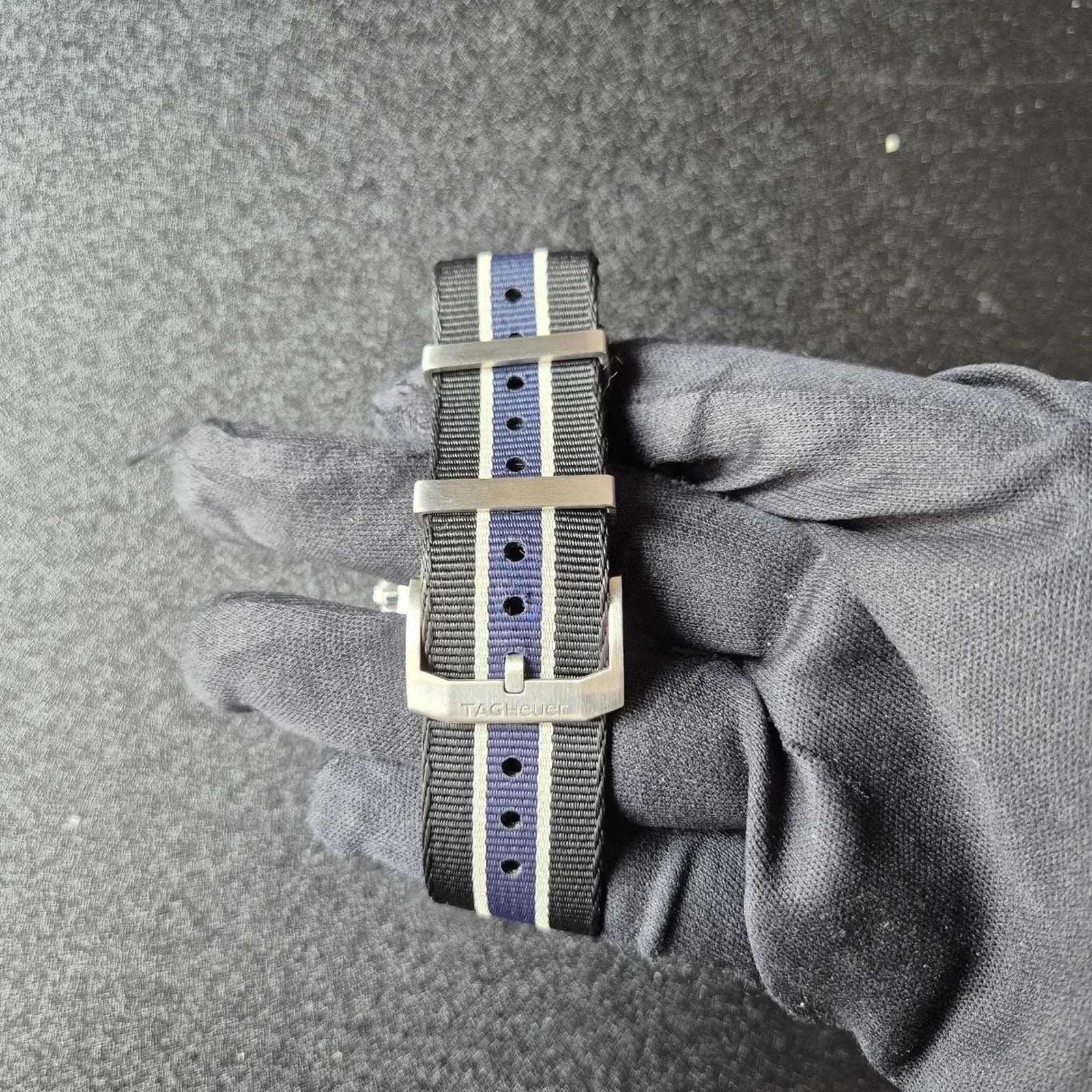 Thumb Formula 1 Quartz 43 Stainless Steel / Blue / NATO