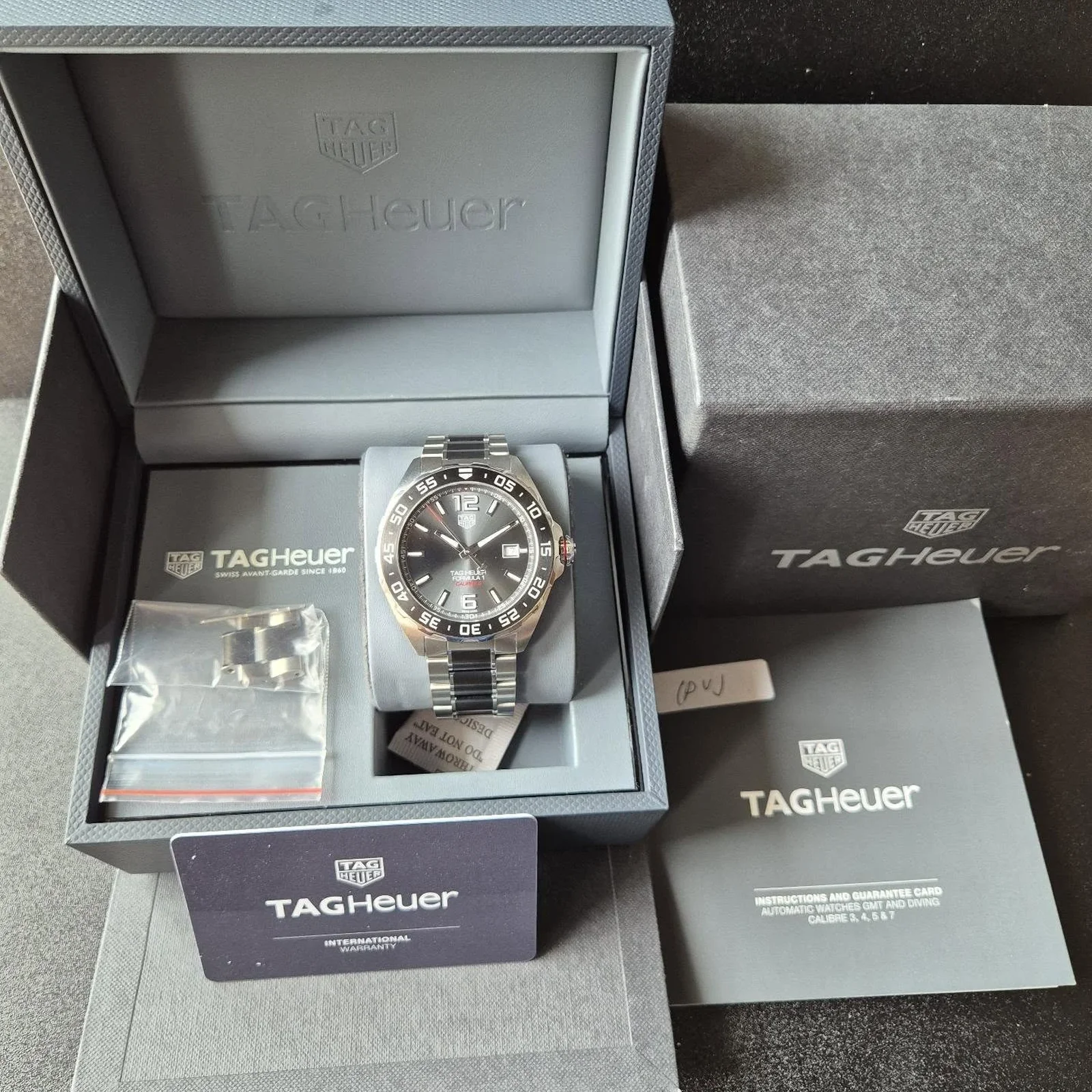 Thumb Formula 1 Calibre 5 43 Stainless Steel / Grey / Bracelet