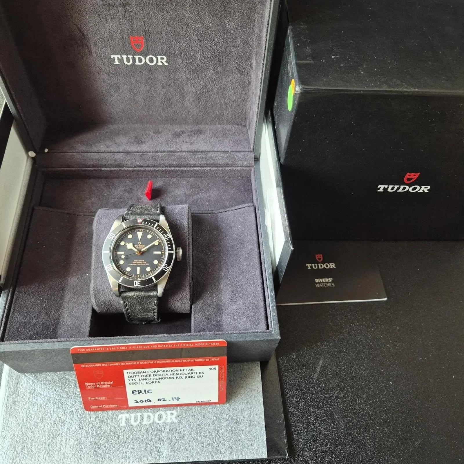 Thumb Heritage Black Bay Black Manufacture / Strap