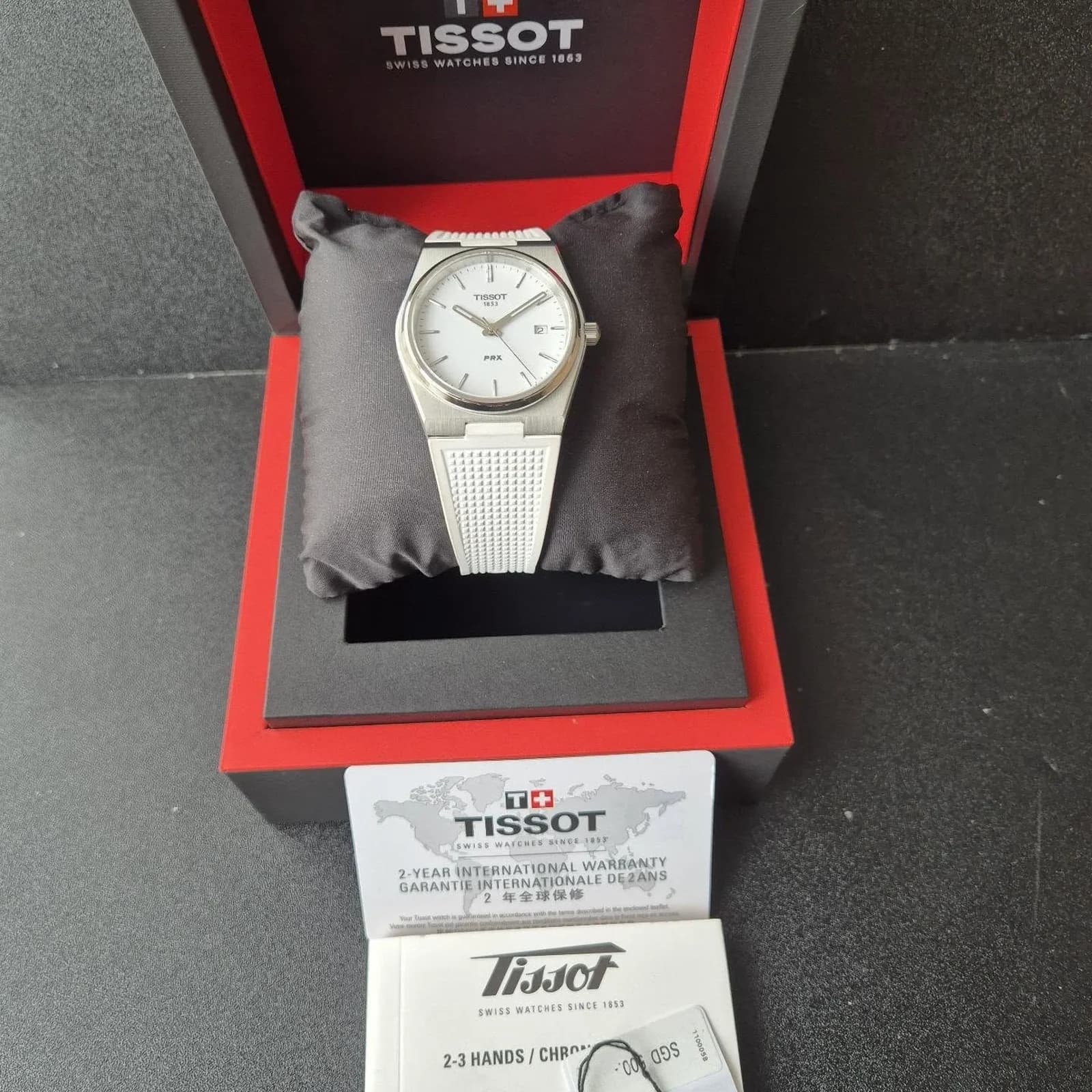 Thumb PRX Quartz Stainless Steel / Full Lume/ Rubber