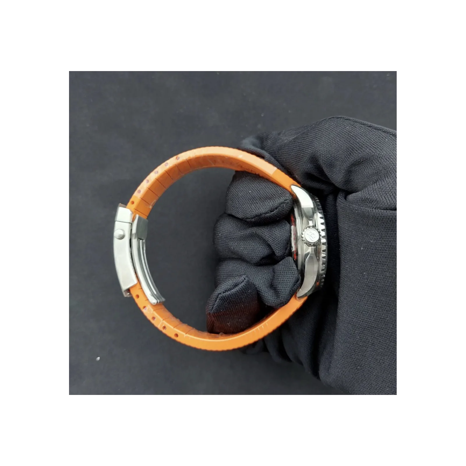 Thumb SuperOcean Automatic 36 Stainless Steel / Orange / Rubber