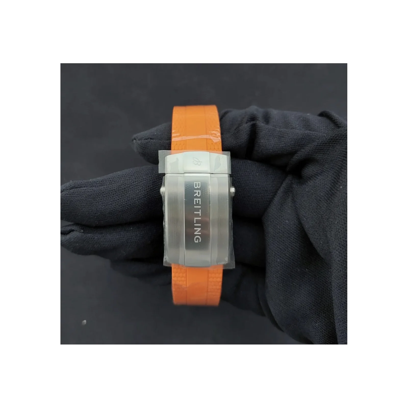 Thumb SuperOcean Automatic 36 Stainless Steel / Orange / Rubber
