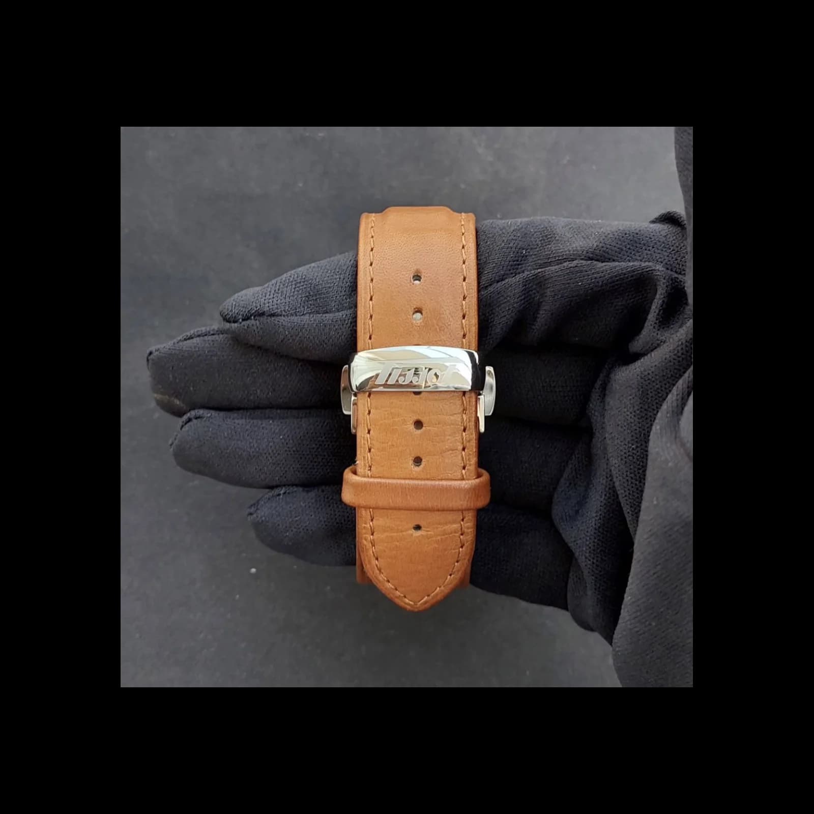 Thumb Telemeter 1938 Chronograph Stainless Steel / Black
