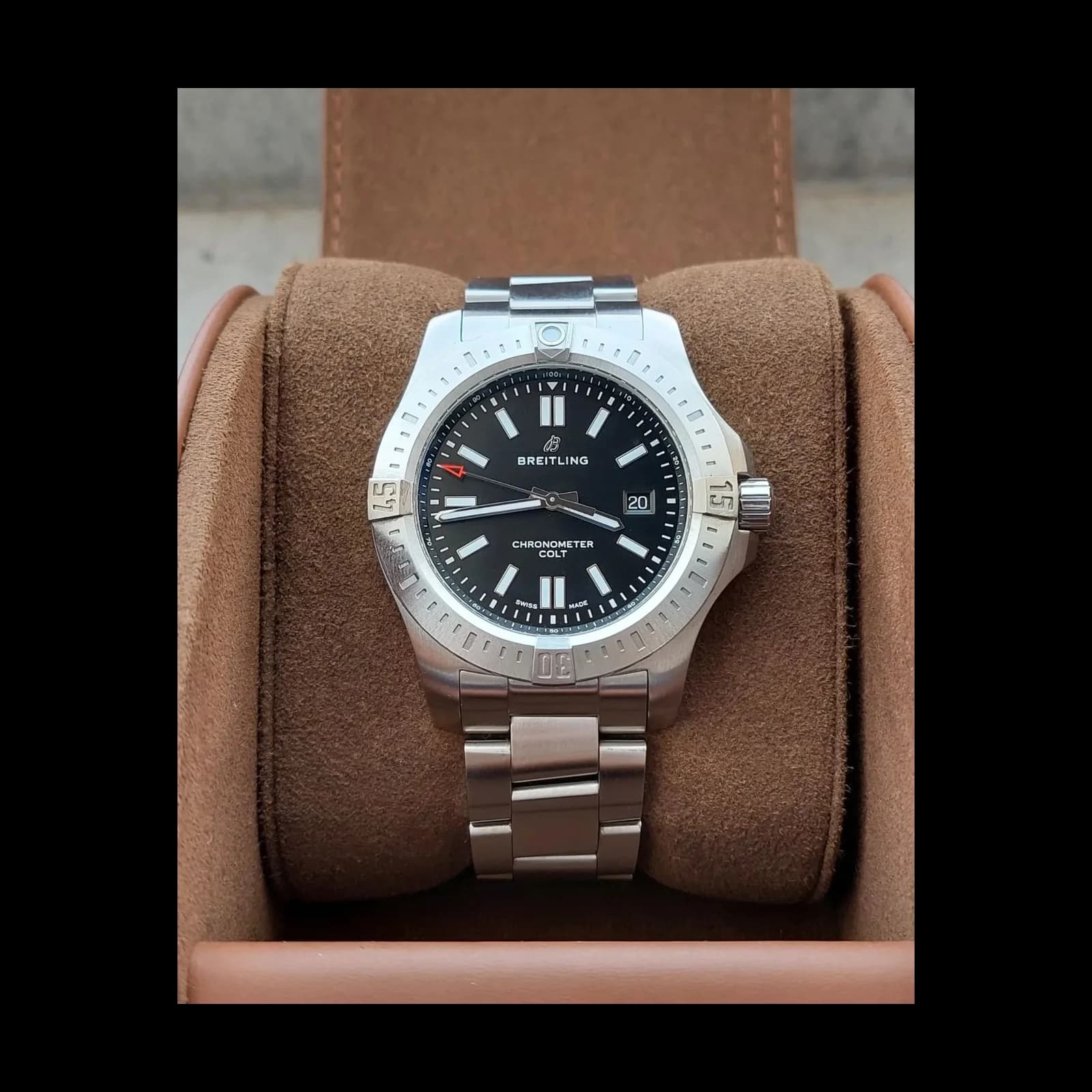 Thumb Chronomat Colt 44 Automatic Black / Bracelet