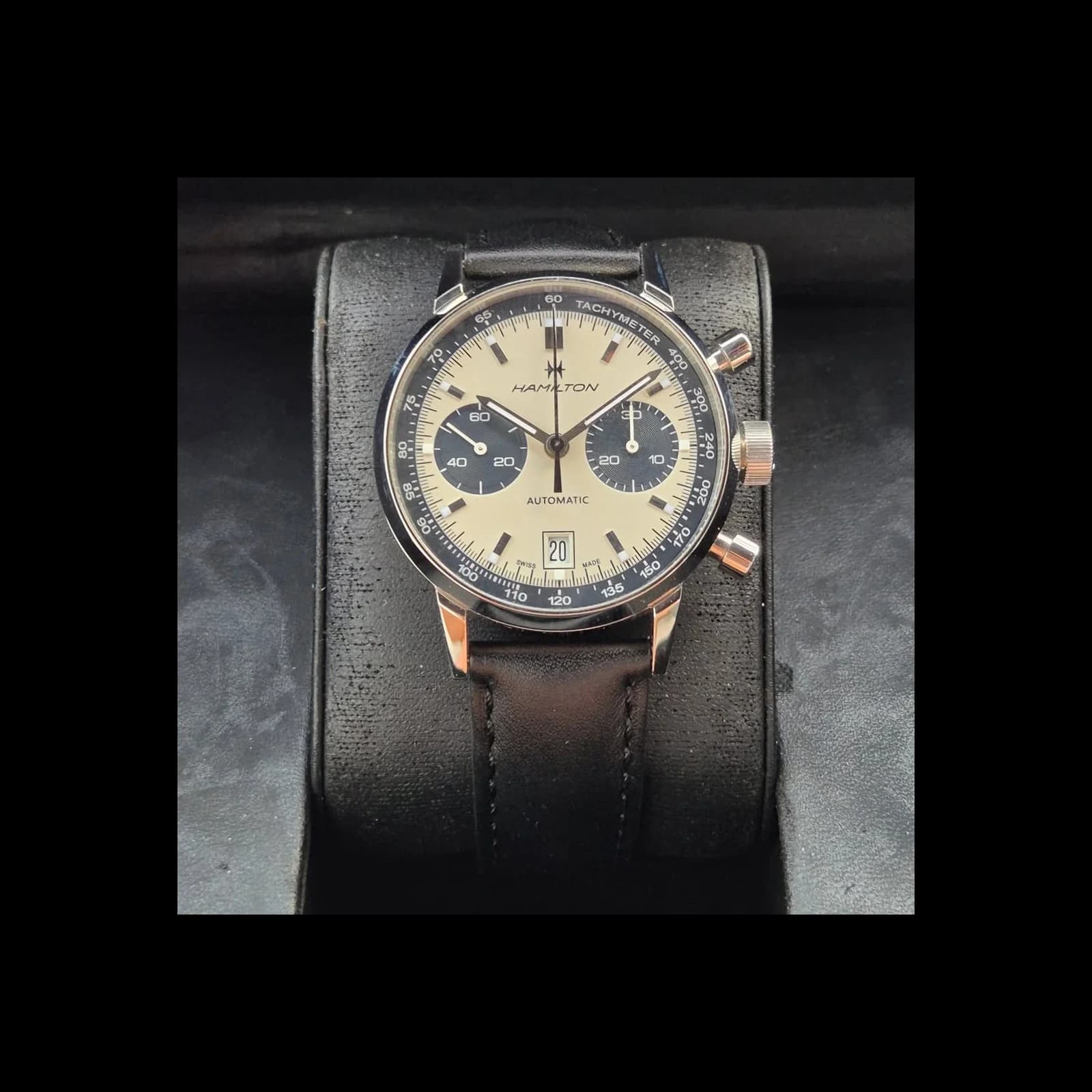 Thumb Intra-Matic 68 Auto Chrono Stainless Steel / Silver / Strap