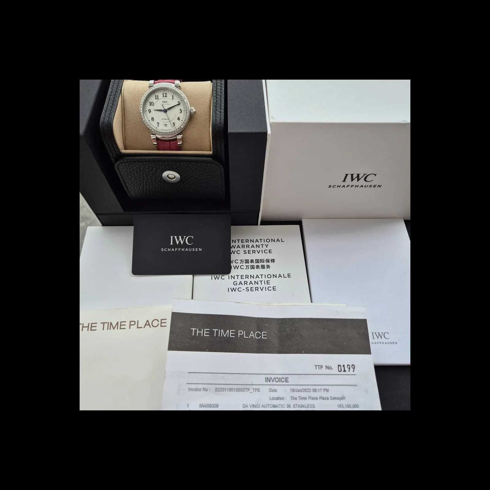 Thumb Da Vinci 36 Automatic Stainless Steel / Diamond / Silver