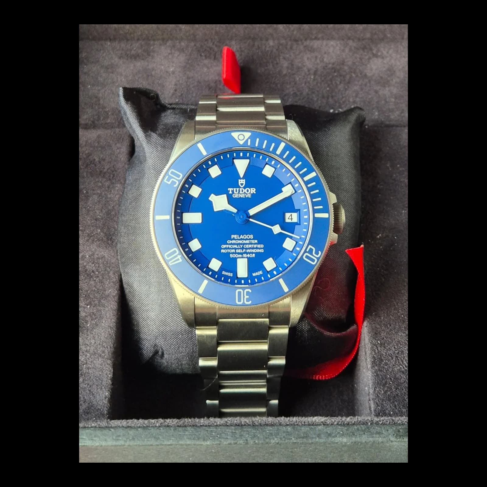 Thumb Pelagos Titanium / Blue / Bracelet