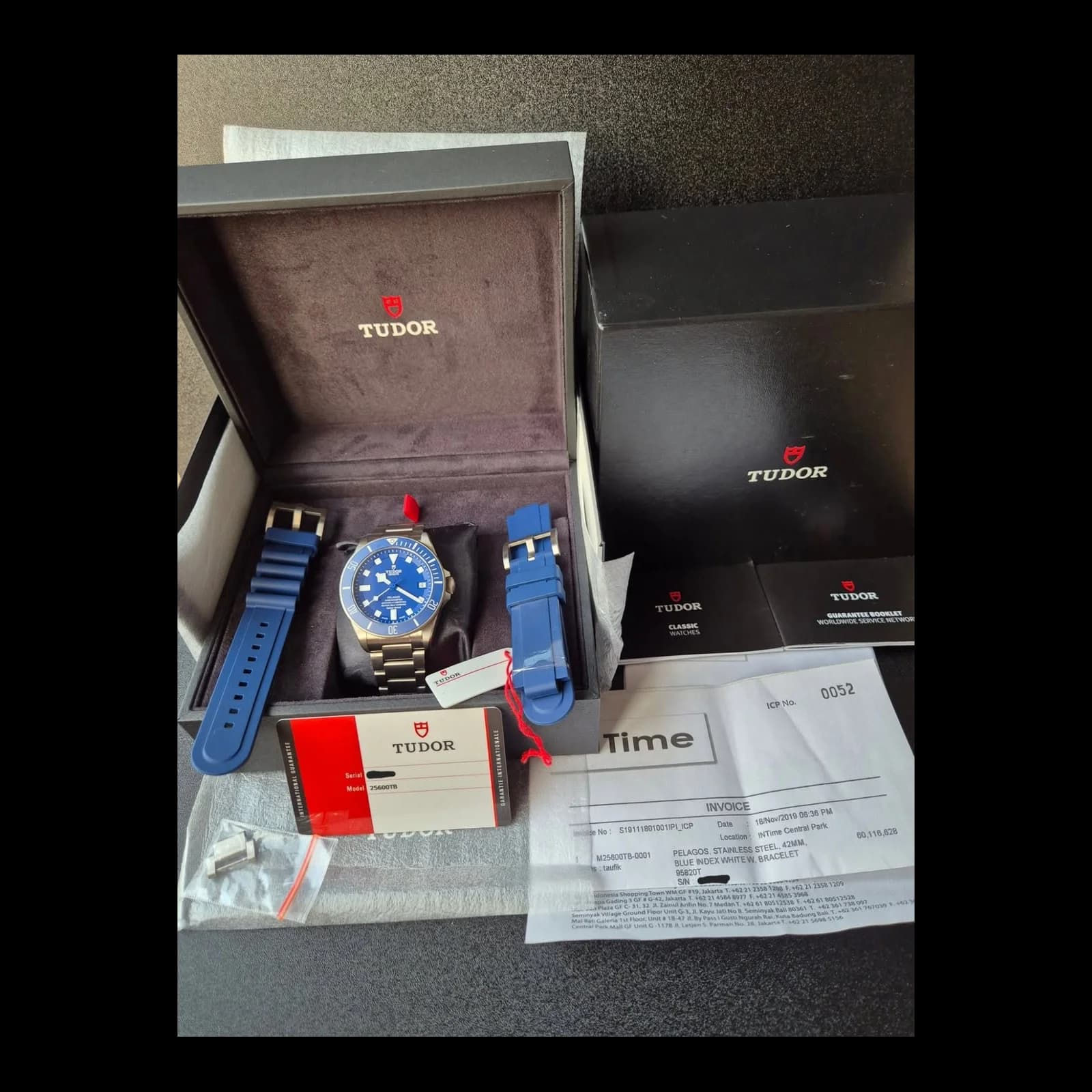 Thumb Pelagos Titanium / Blue / Bracelet