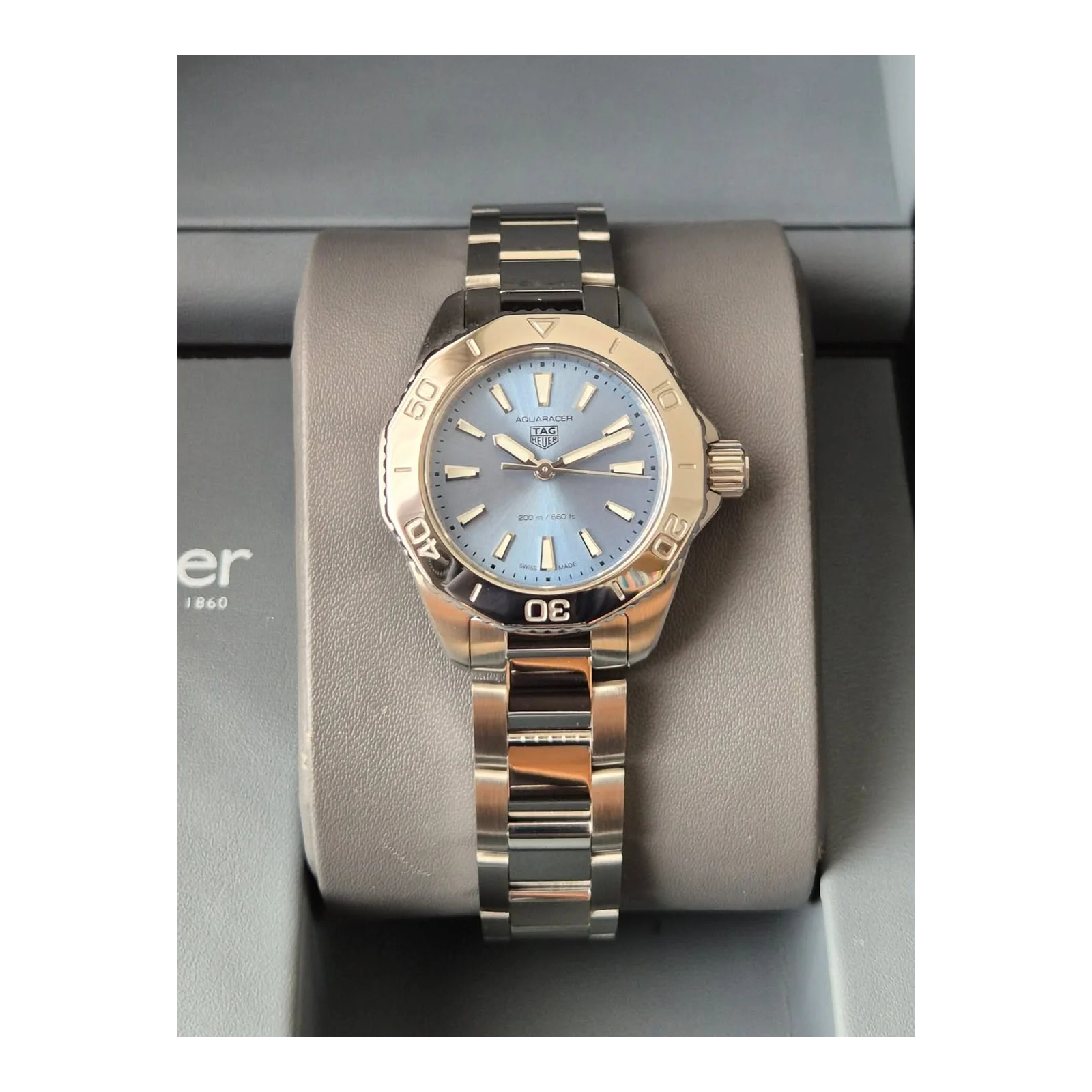 Thumb Aquaracer Professional 200 Quartz 30 Stainless Steel / Blue