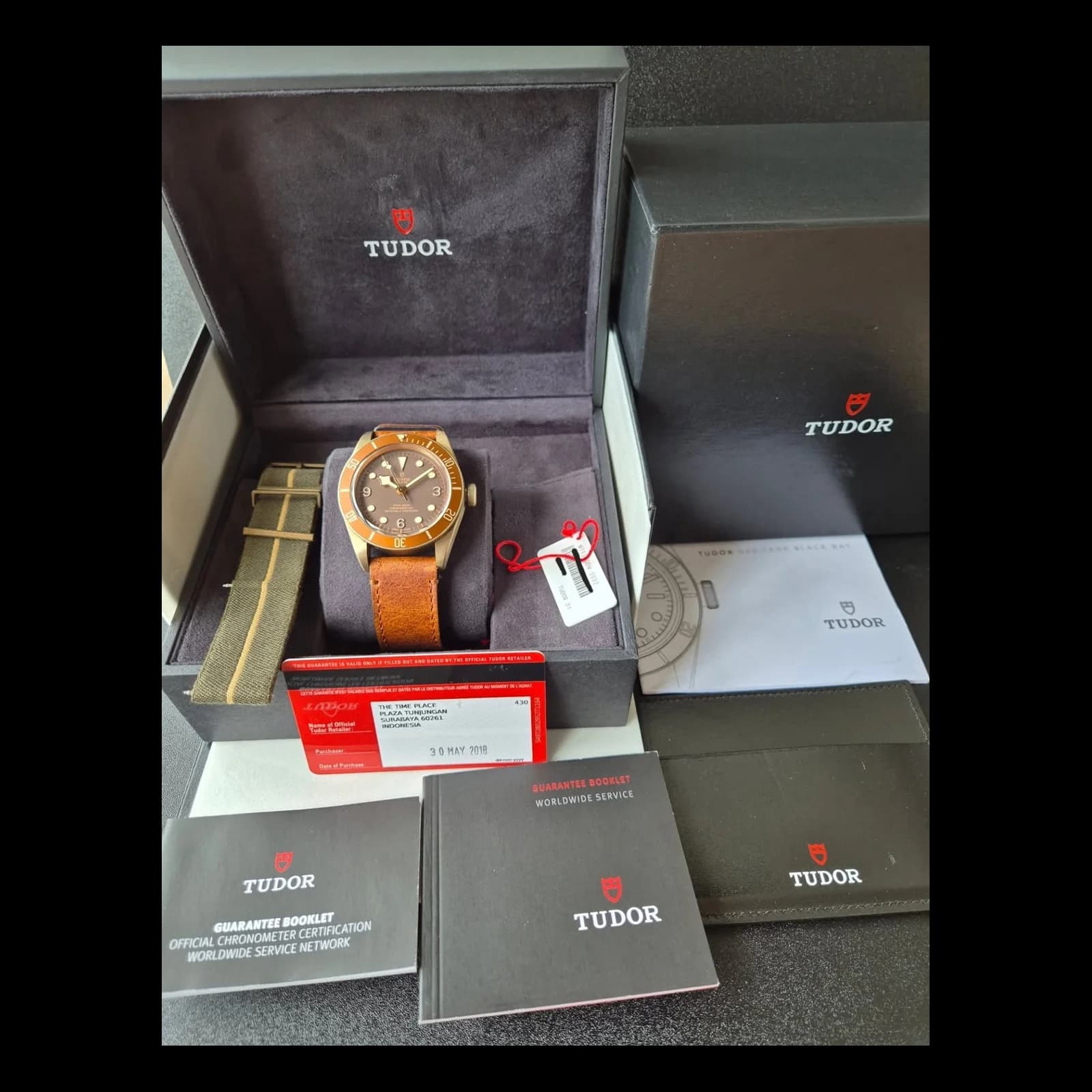 Thumb Heritage Black Bay Bronze / Brown / Leather
