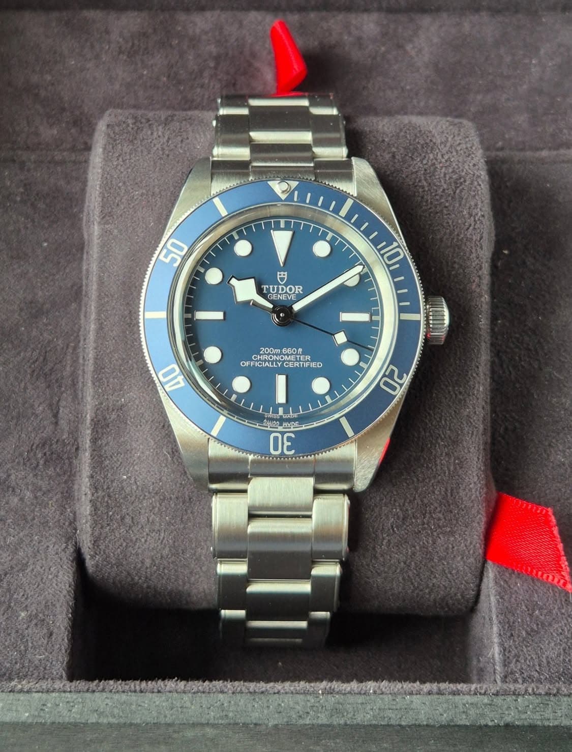 Thumb Black Bay Fifty-Eight Stainless Steel / Navy Blue / Bracelet