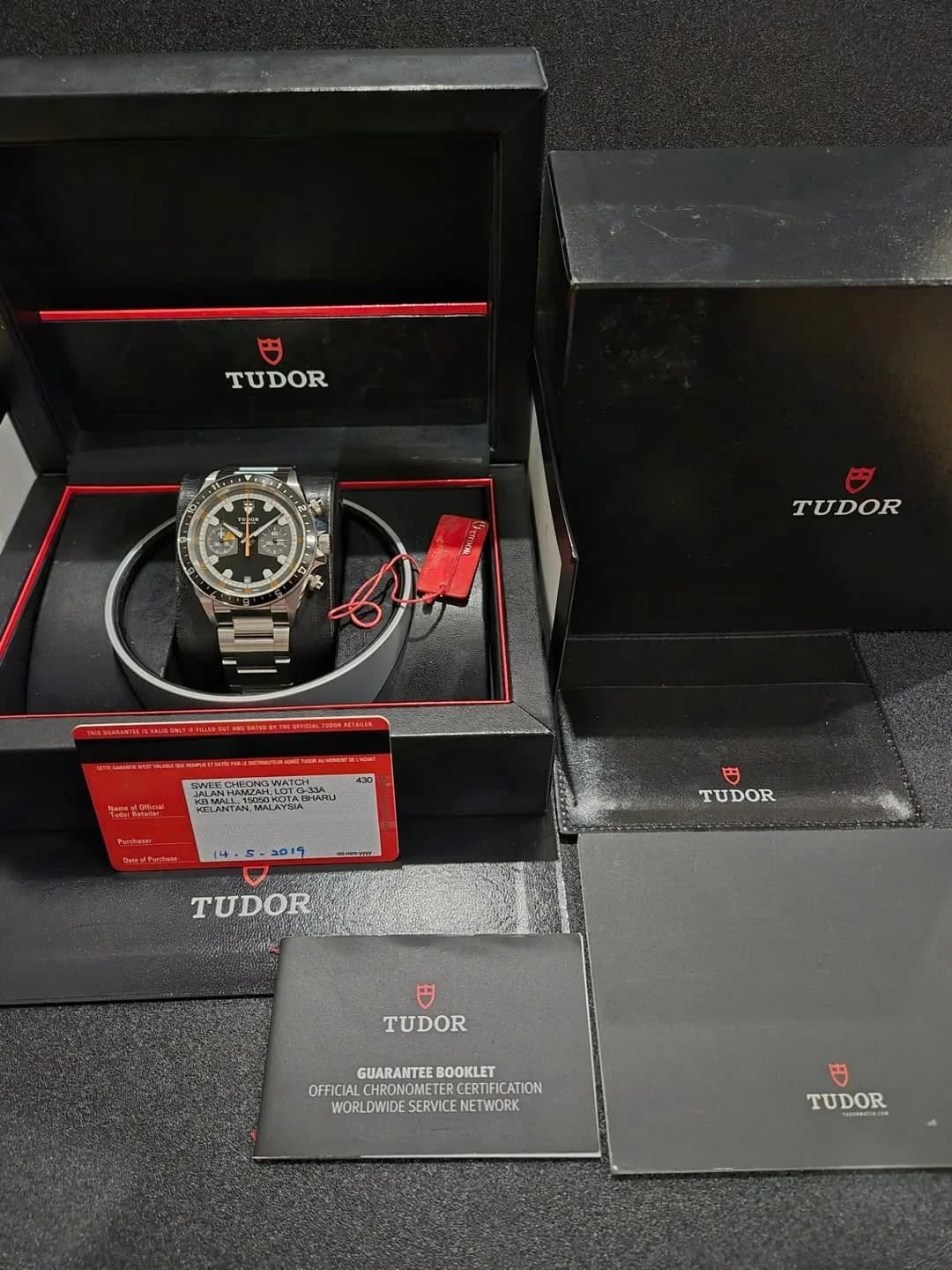 Thumb Heritage Chrono Black / Bracelet