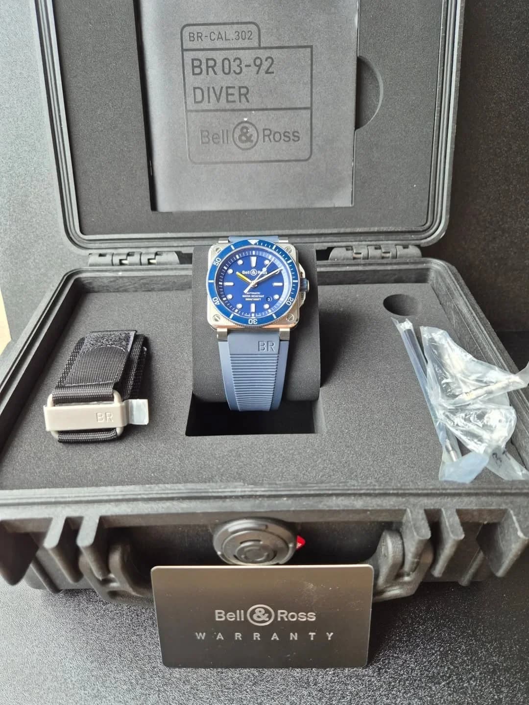 Thumb BR 03-92 Diver Stainless Steel / Blue