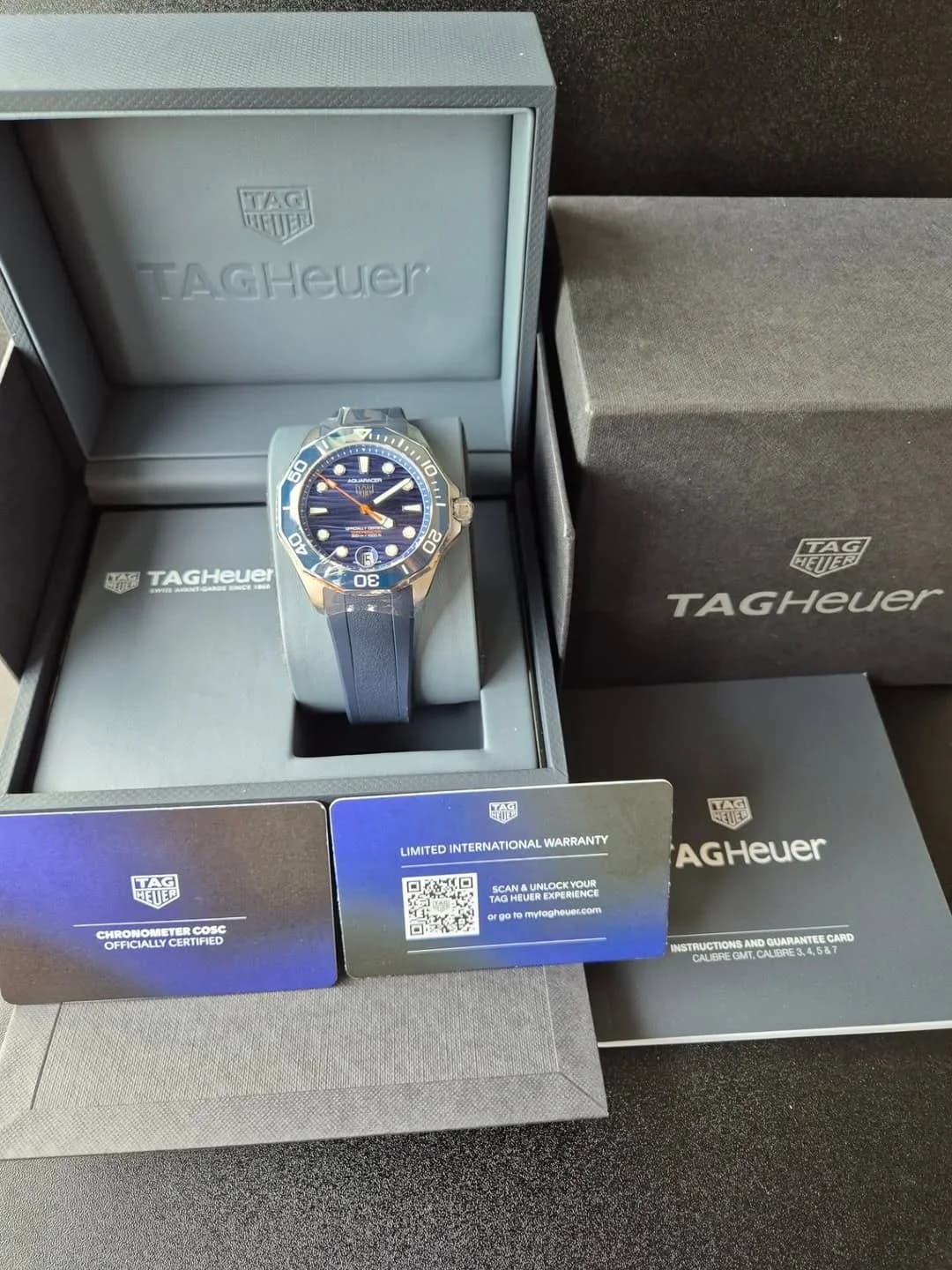 Thumb Aquaracer Professional 300 Blue Stainless Steel / Rubber