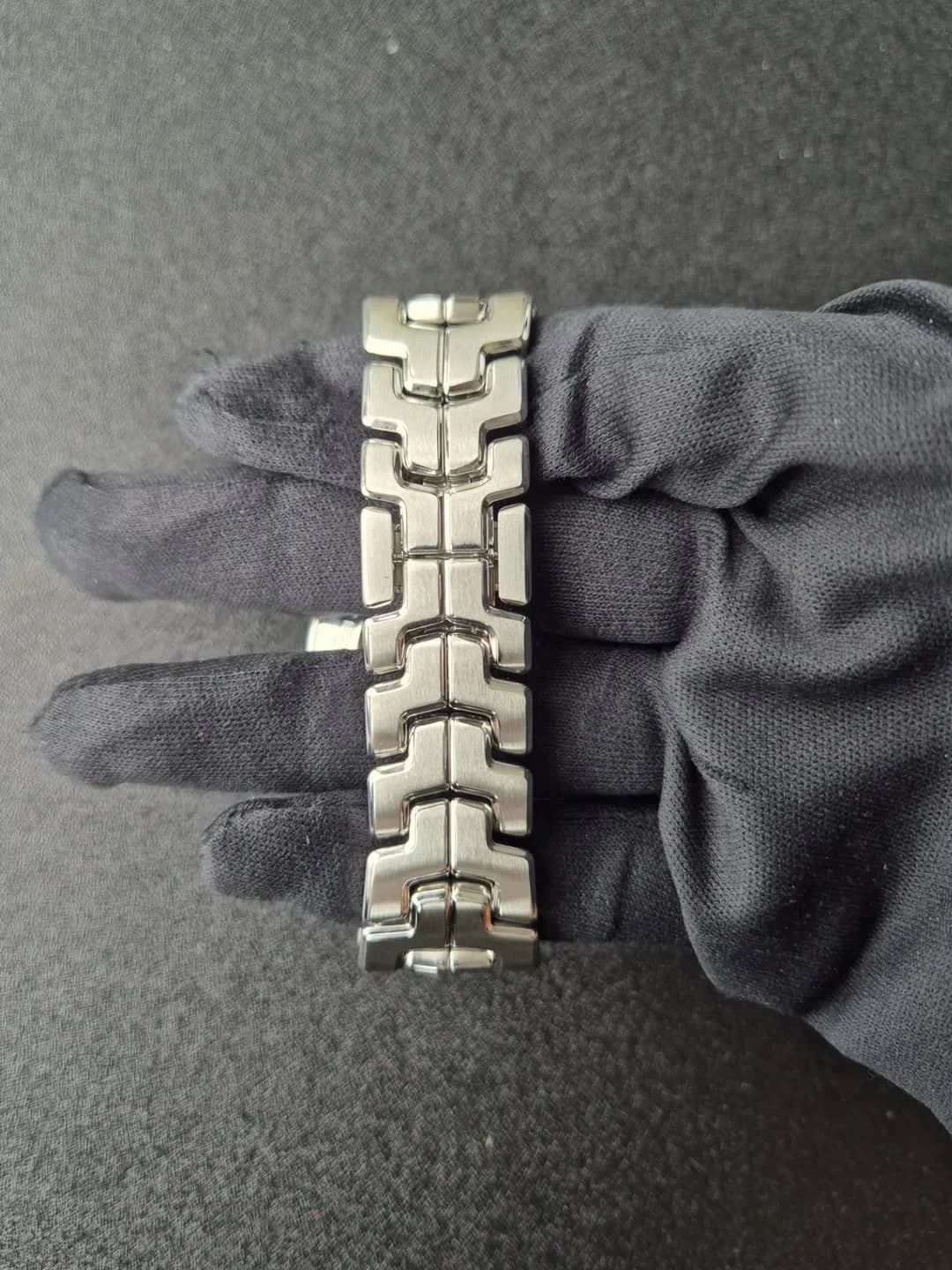 Thumb Link Calibre 5 41 Stainless Steel / Blue / Bracelet