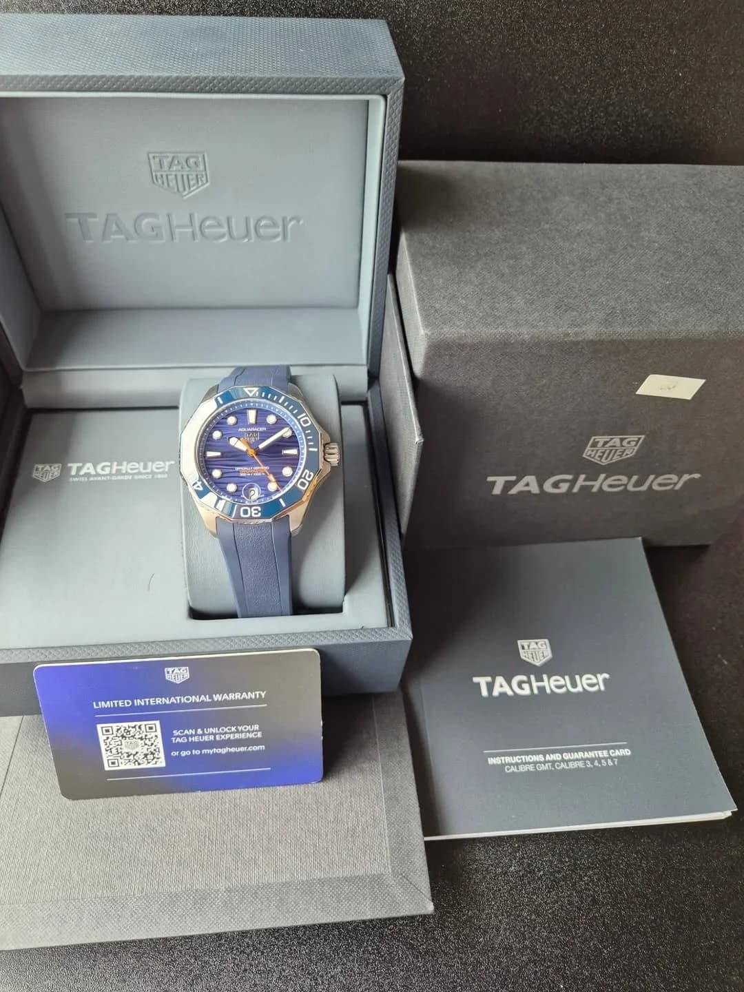 Thumb Aquaracer Professional 300 Blue Stainless Steel / Rubber