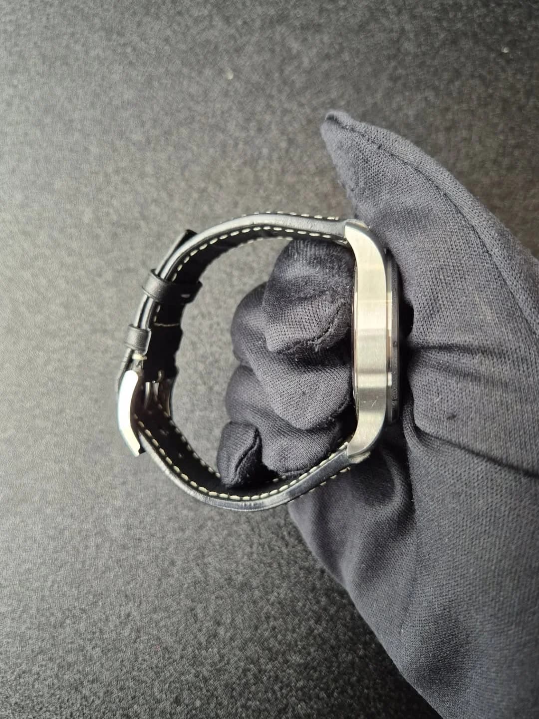 Thumb Pilot's Watch Mark XX Stainless Steel / Blue
