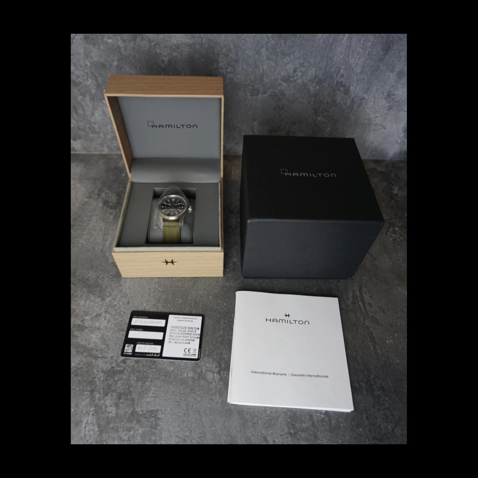 Thumb Khaki Field Titanium Auto 38 / Black