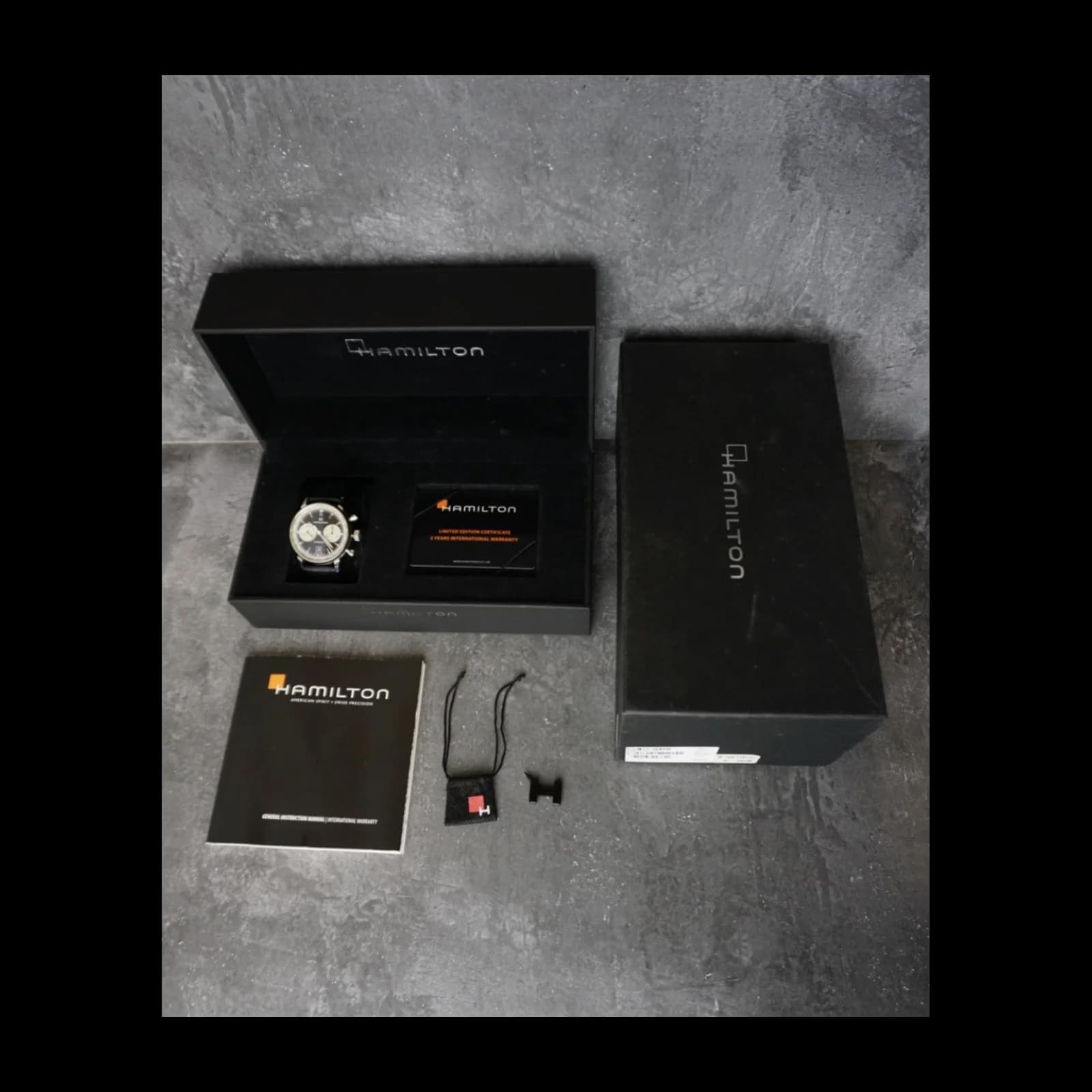 Thumb Intra-Matic 68 Auto Chrono Stainless Steel / Black / Strap