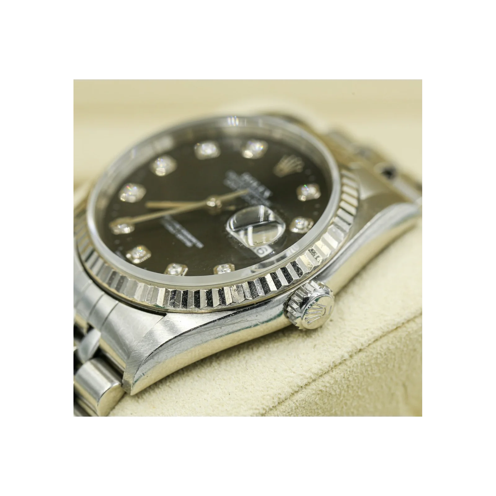 Thumb Datejust 36 16234 Steel / Black / Stick / Jubilee