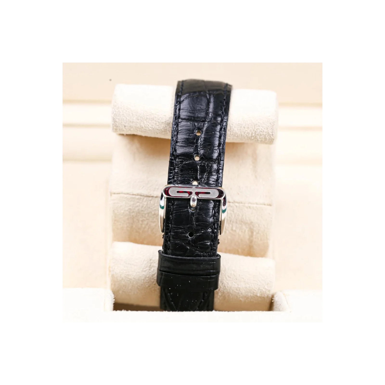 Thumb Retrograde Jumping Hour 18K White Gold