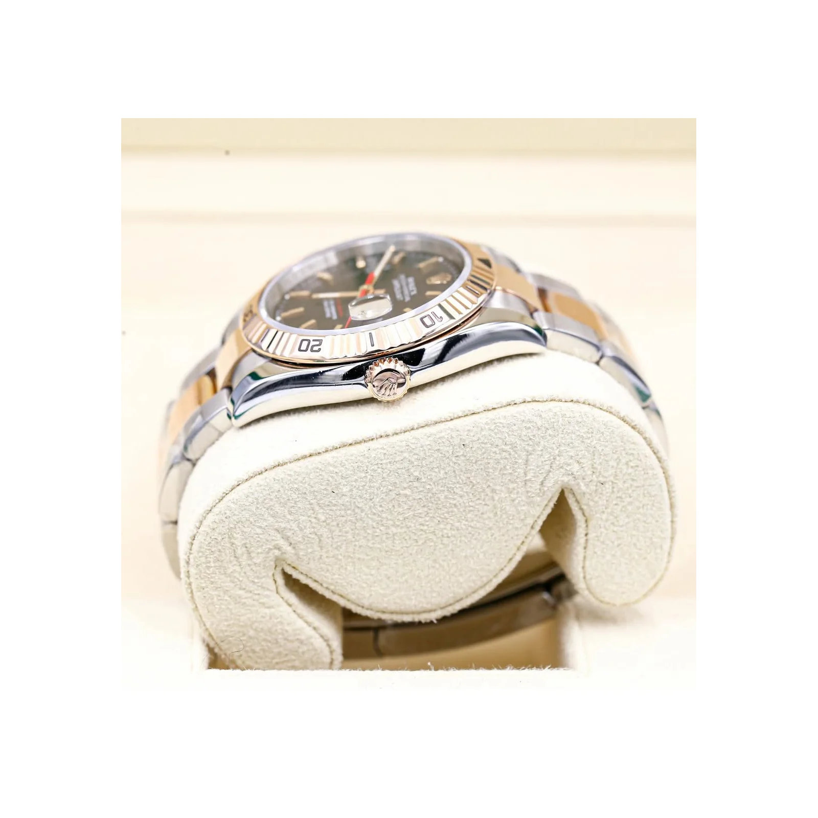 Thumb Datejust 36 Turn O Graph / Black / Two Tone / Jubilee